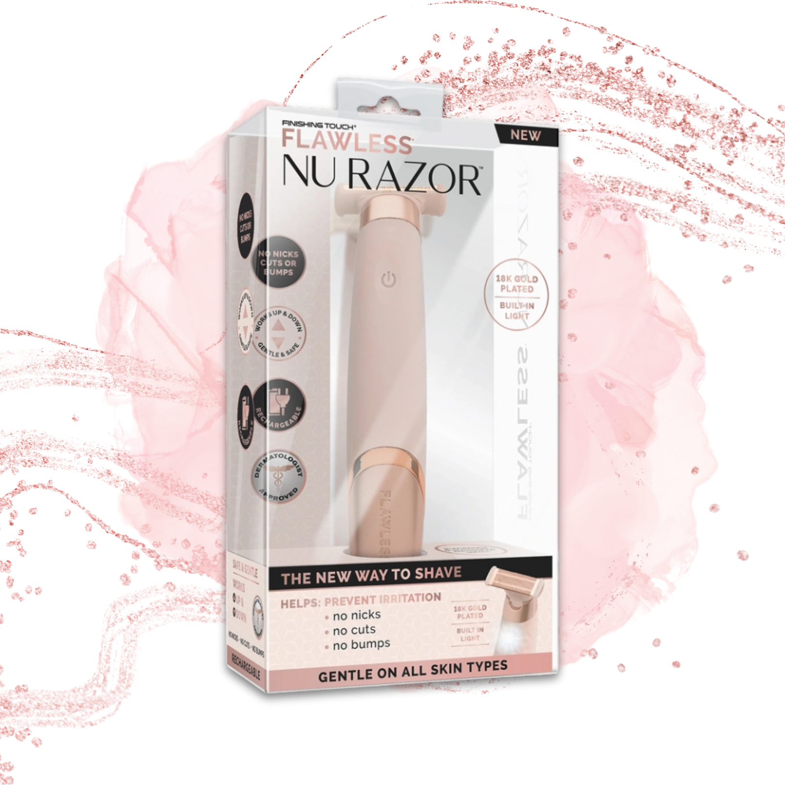 Depiladora - Flawless Nu Razor