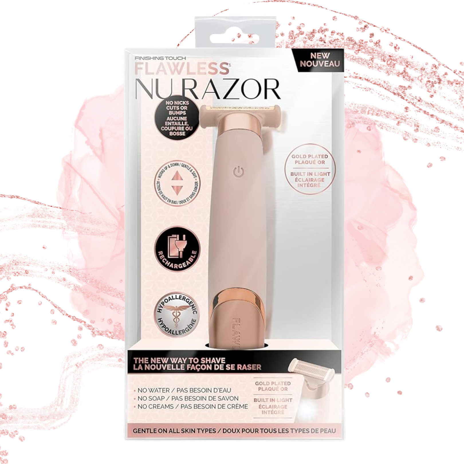 Depiladora - Flawless Nu Razor